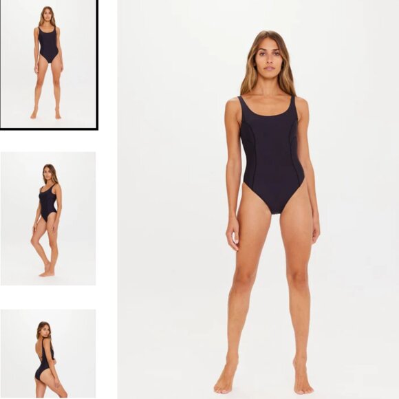 The Upside Women's Black Paradox Pointe One Piece Swimsuit - Picture 1 of 4